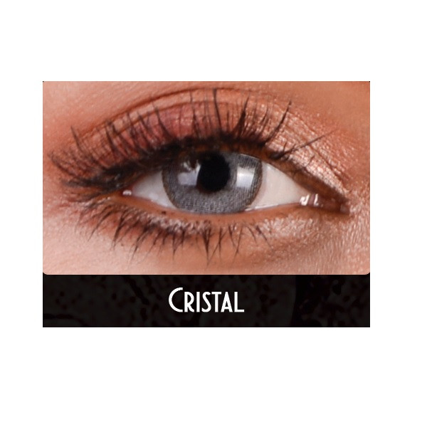 لنز چشم فلش مدل هیدروکسی رنگ طوسی یخی دور مشگی