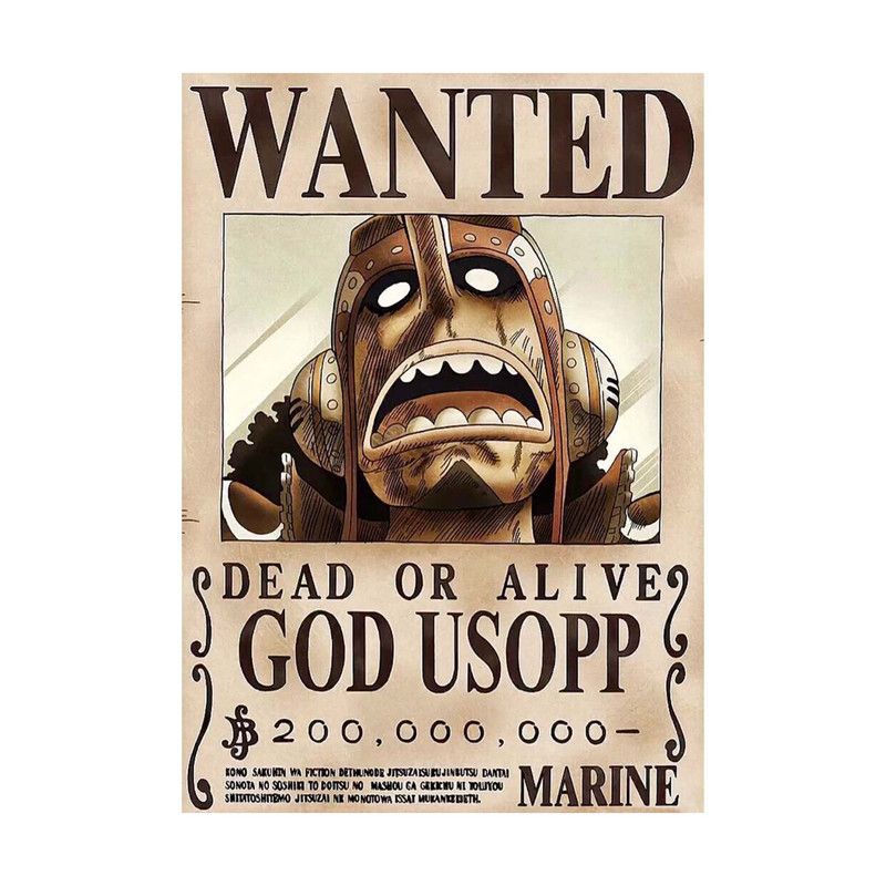 استیکر لپ تاپ و موبایل مدل انیمه طرح وان پیس اوسوپ one piece usopp کد 4688