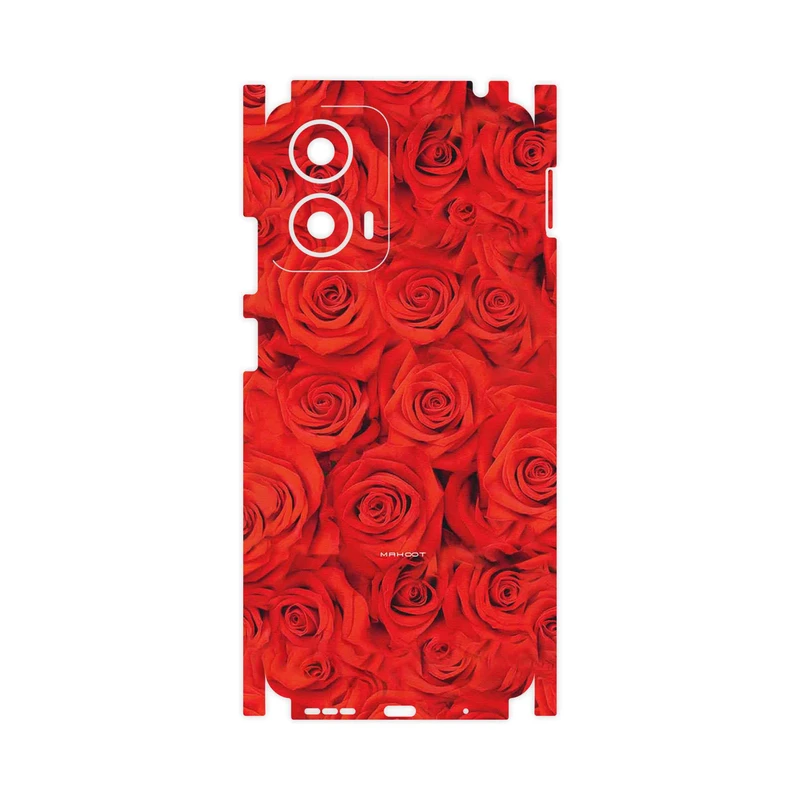 برچسب پوششی ماهوت مدل Red_Flower-FullSkin مناسب برای گوشی موبایل موتورولا Moto G24