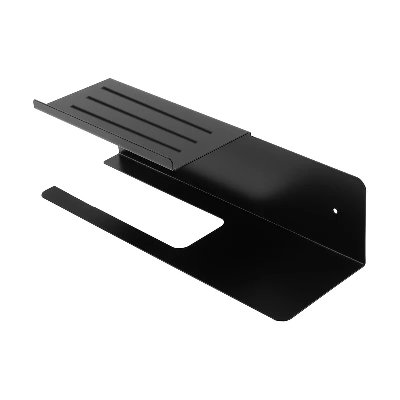 پایه رول دستمال کاغذی مدل کناره دار فلزی کد zb11