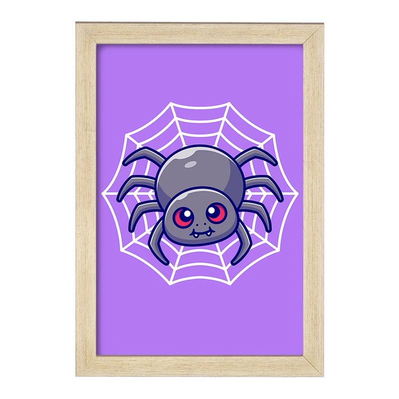 تابلو خندالو مدل حیوانات بامزه عنکبوت کد 29631