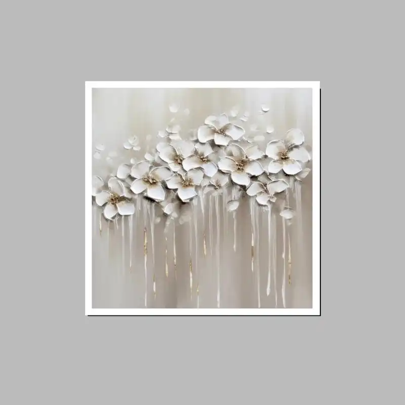 تابلو نقاشی برجسته طرح گل مدل a19