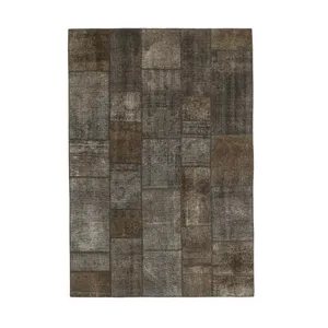  کلاژ فرش دستبافت چهار متری مدل تکه دوزی کد 540995