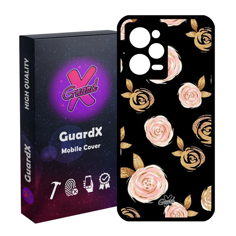 کاور گارد ایکس طرح Flower مدل Glass10105 مناسب برای گوشی موبایل شیائومی Redmi Note 12 Pro 5G/Poco X5 Pro 5G/Note 12 Pro Pro speed