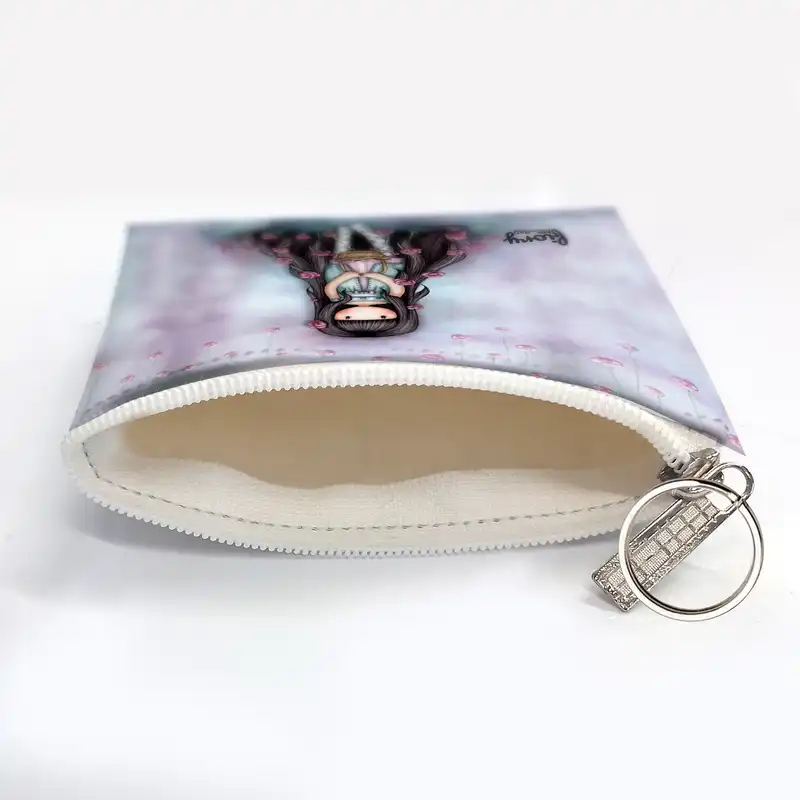 کیف پول فیوری مدل دختر گل فروش طرح فانتزی کد 2370