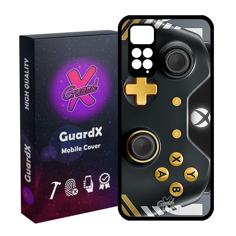کاور گارد ایکس طرح XBox Conroller مدل Glass10090 مناسب برای گوشی موبایل شیائومی Redmi Note 11S/ Note 11 4G