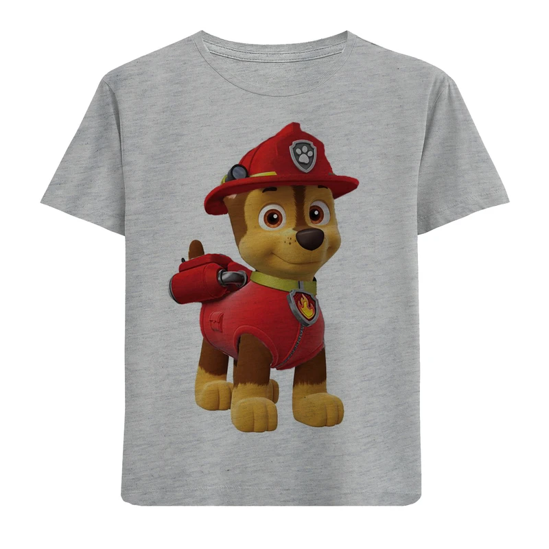 تی شرت آستین کوتاه بچگانه مدل سگ نگهبان F434