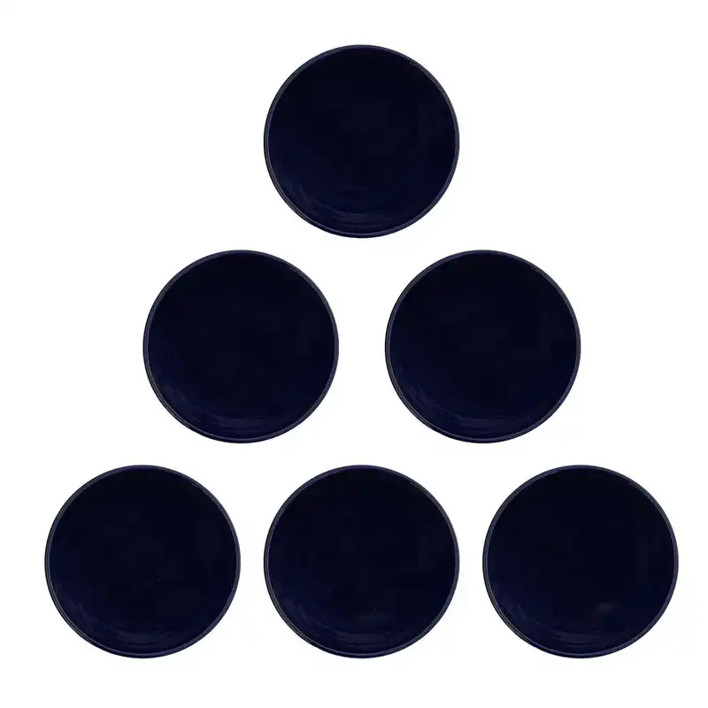 کاسه سفالی مدل ترشی خوری طرح الماس بسته 6 عددی