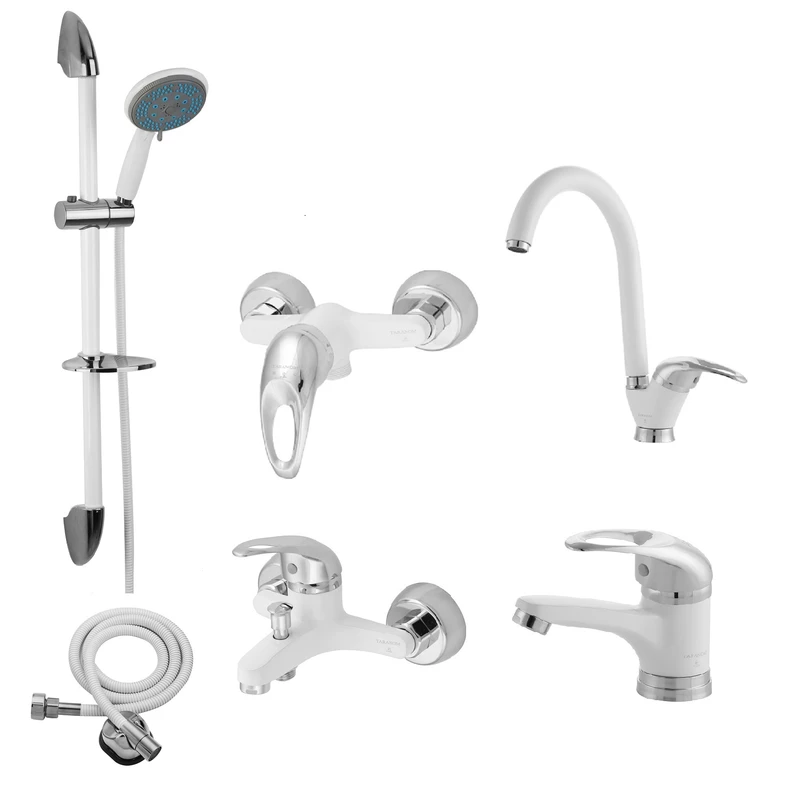 ست شیرآلات ترنم مدل سولار پلاسSK مجموعه 6 عددی 