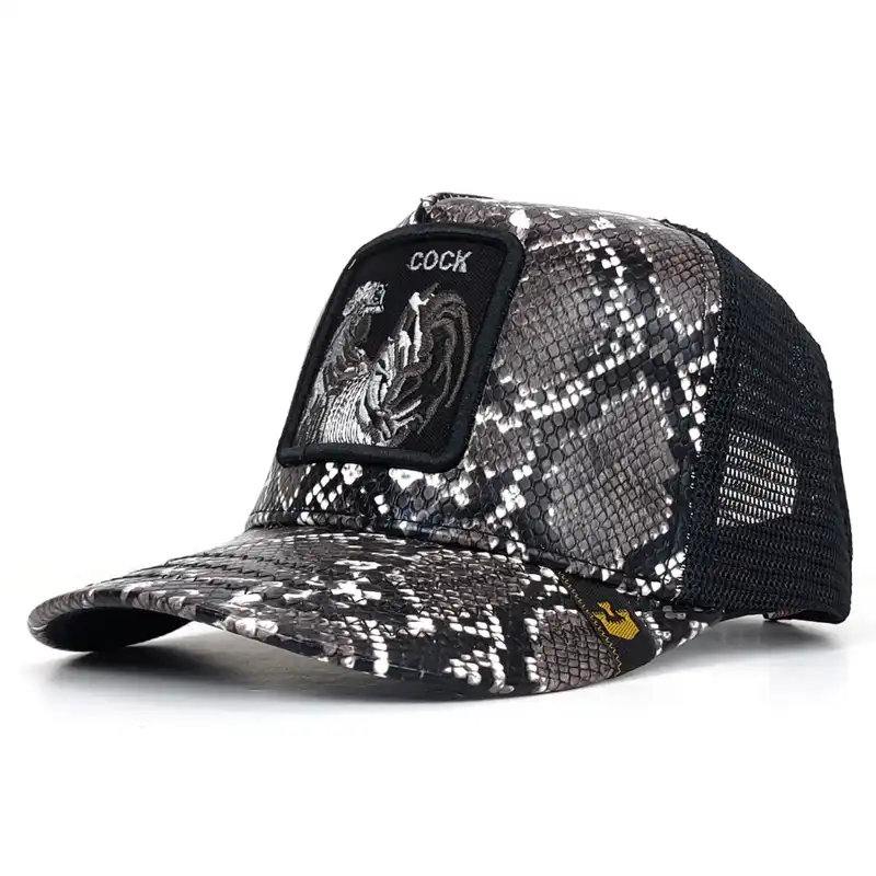 کلاه کپ گورین براز مدل پشت تور طرح خروس کد 1124