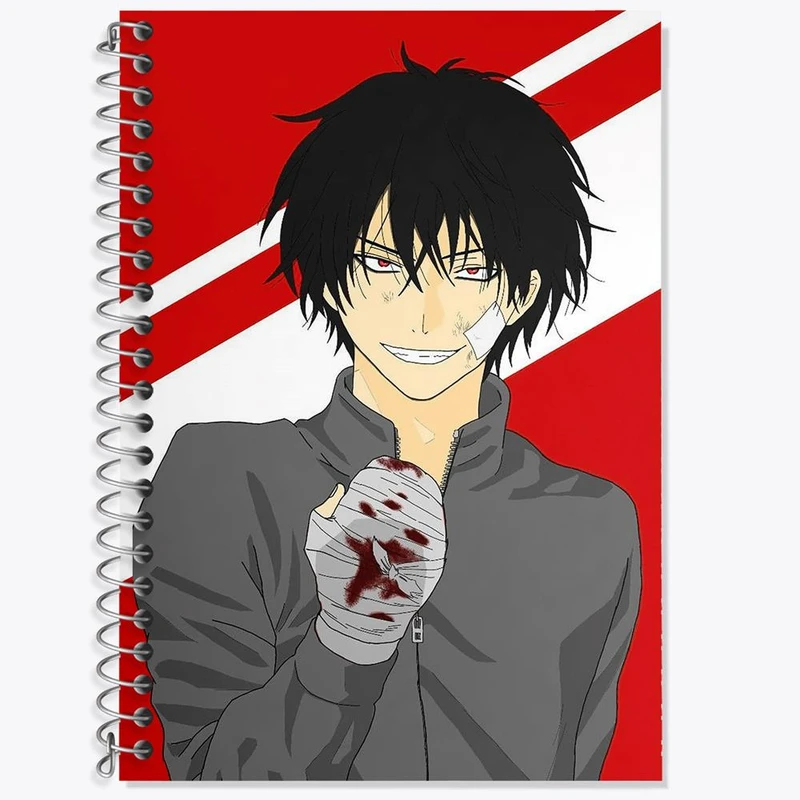 دفتر لغت 50 برگ خندالو مدل یوییچی انیمه توموداچی گیم Tomodachi Game کد 18446