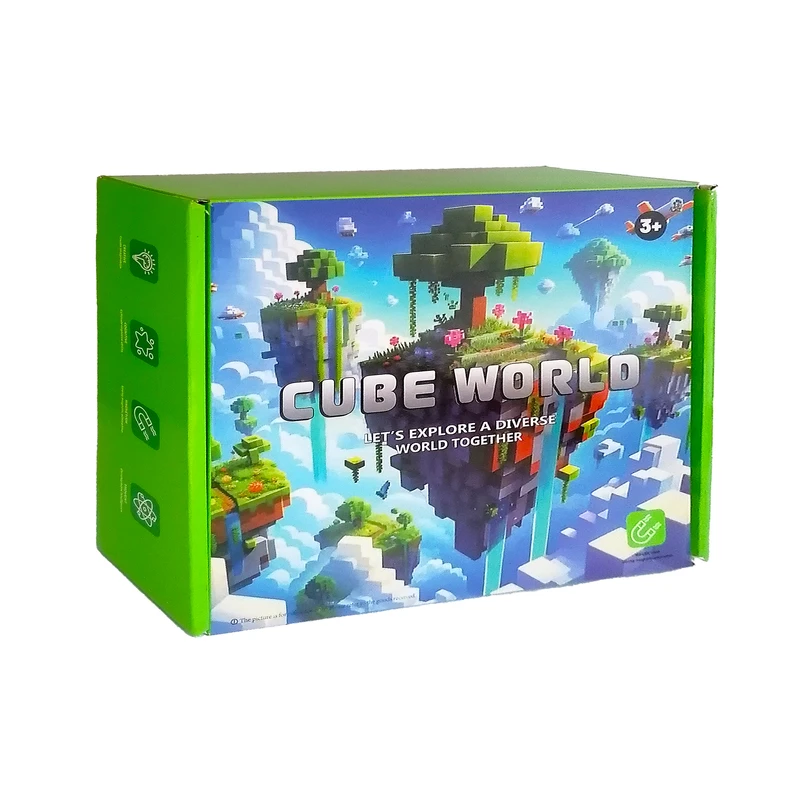 ساختنی 95 تکه مدل Cube world طرح ماینکرفت