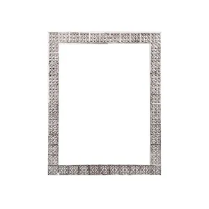 قاب عکس نقره طرح نگینی