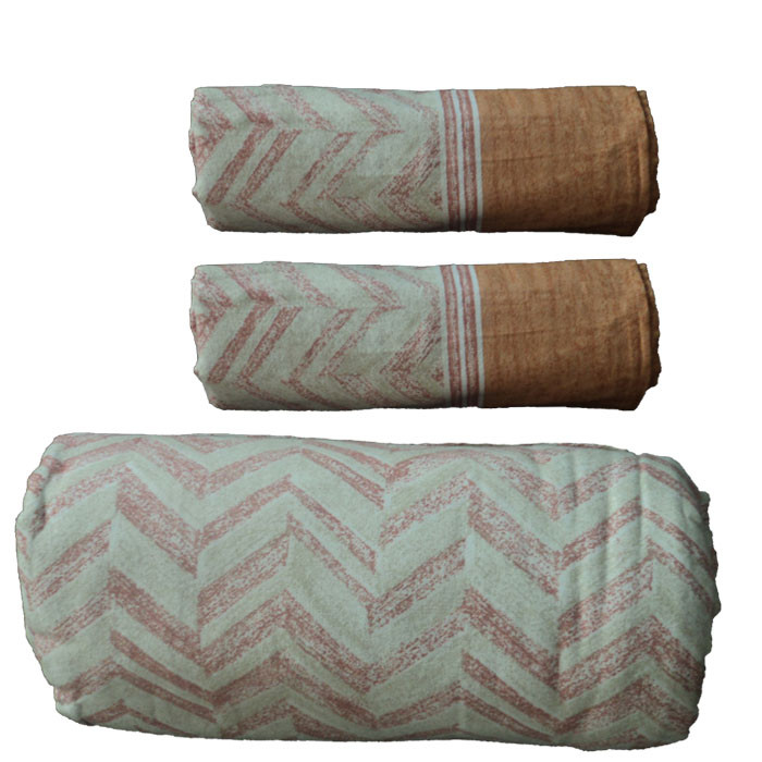 سرویس ملحفه جریس مدل ژینوس دونفره سه تکه