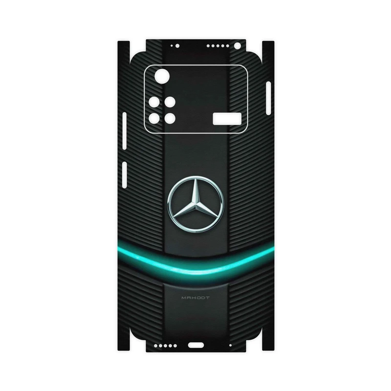 برچسب پوششی ماهوت مدل Mercedes-Benz-FullSkin مناسب برای گوشی موبایل شیائومی Poco M4 Pro 4G