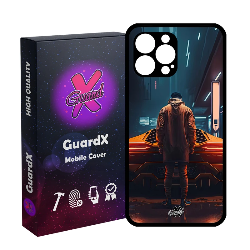 کاور گارد ایکس طرح لامبورگینی مدل Glass10601 مناسب برای گوشی موبایل اپل iPhone 12 Pro