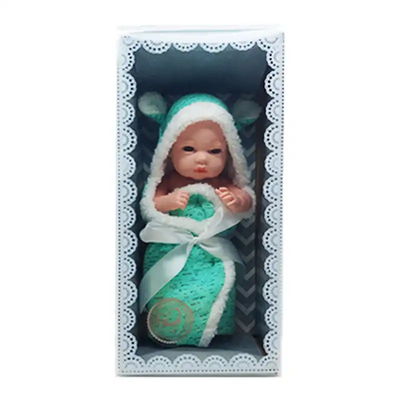 عروسک مدل گوشتی طرح حوله پوش ارتفاع 32 سانتی متر