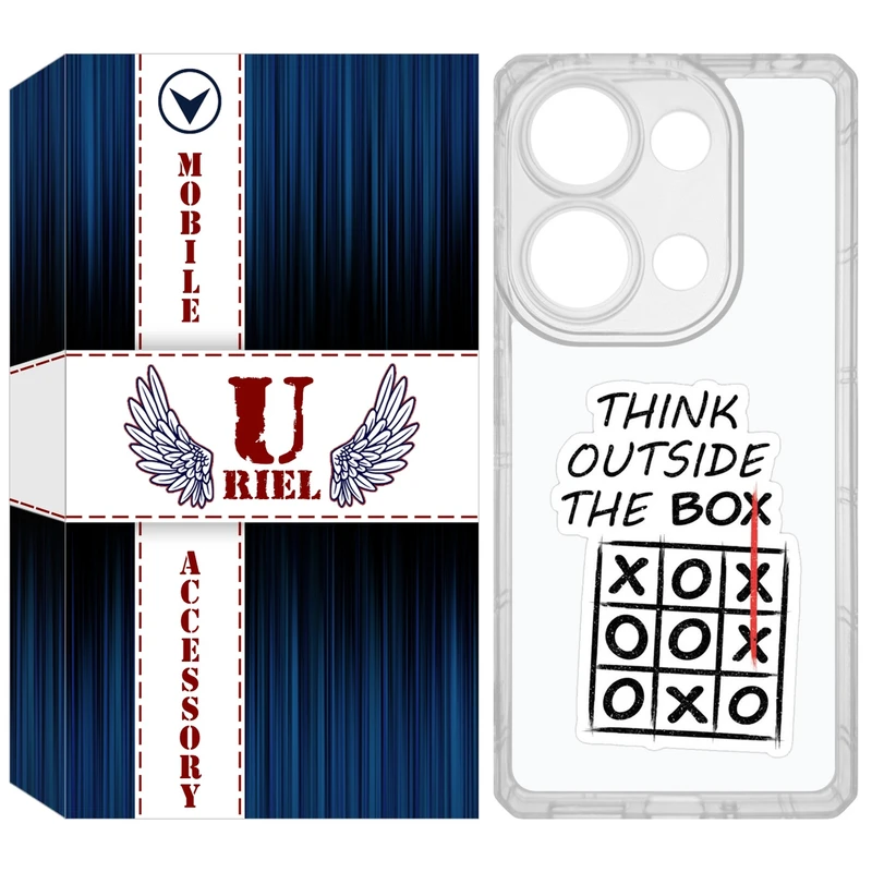 کاور یوریل مدل Clear کد 96 طرح انگیزشی مناسب برای گوشی موبایل شیائومی Redmi Note 14S / Note 13 Pro 4G / Poco M6 Pro 4G
