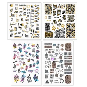 برچسب لنز ناخن مدل 5155 مجموعه 4 عددی