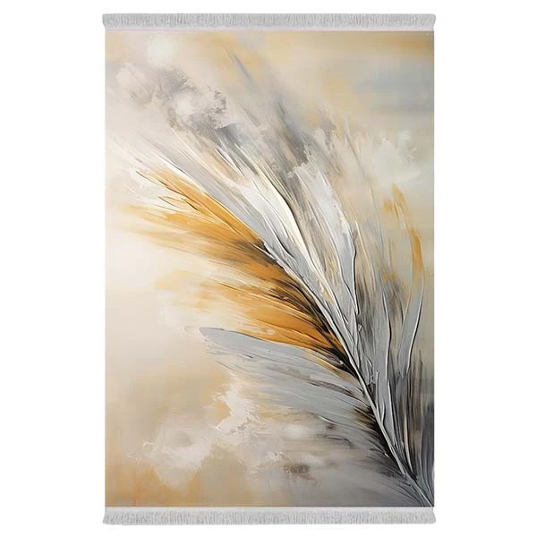 فرش پارچه‌ای دفه مدل فرشینه طرح مدرن کد 117