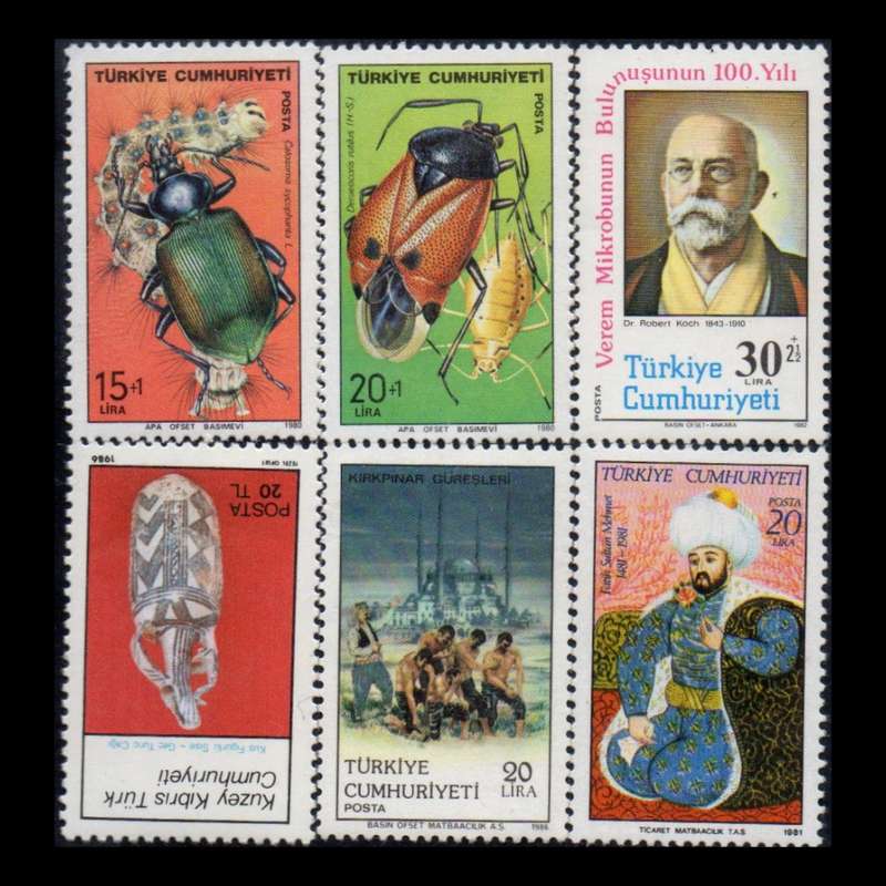 تمبر یادگاری مدل خارجی مجموعه 6 عددی