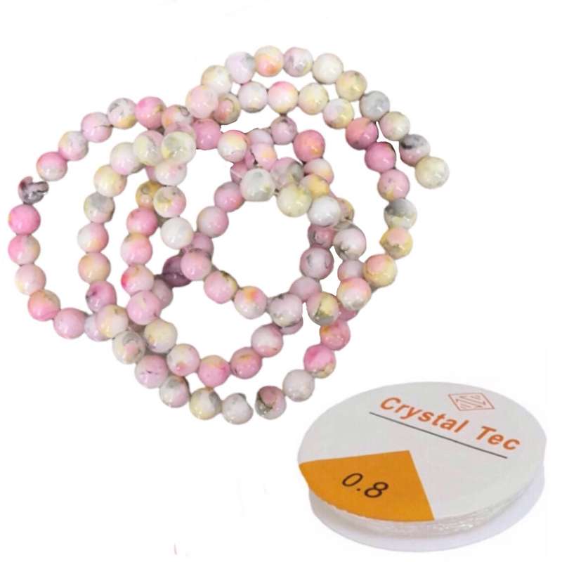 مهره و کش دستبند کد 316 مجموعه 101 عددی