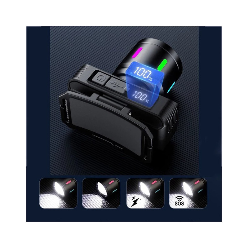 چراغ پیشانی مدل KX-1832 با نور مهتابی