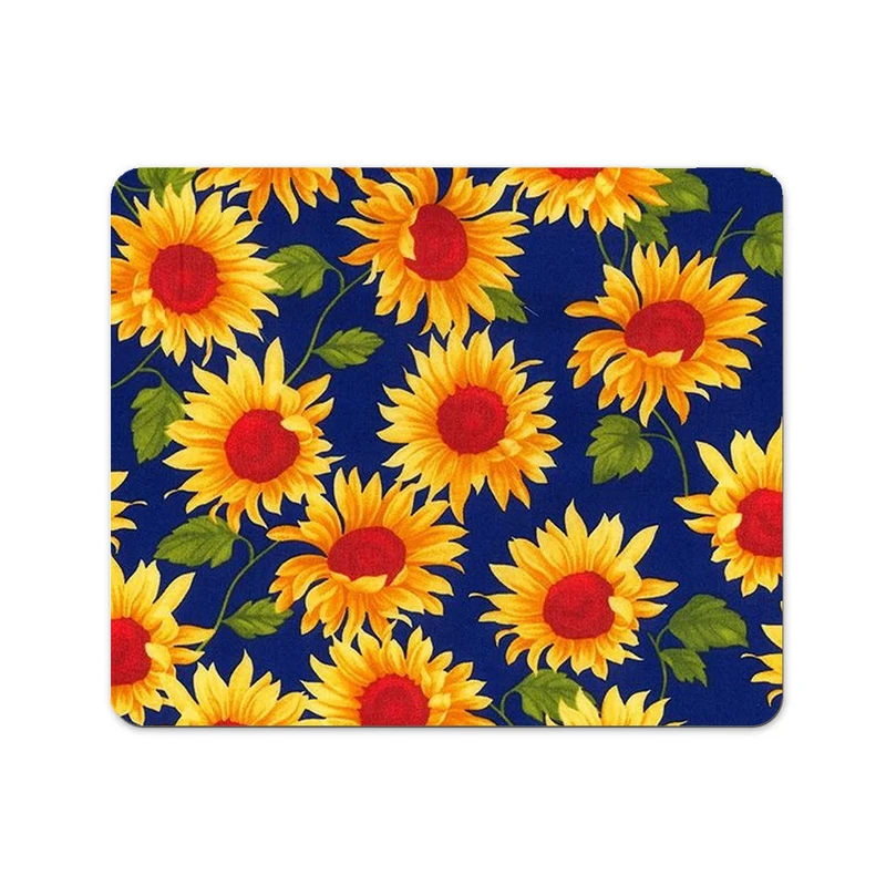 ماوس پد پاد آفرین مدل گل آفتابگردان طرح فانتزی کد P134 سایز 19*24 سانتی متر