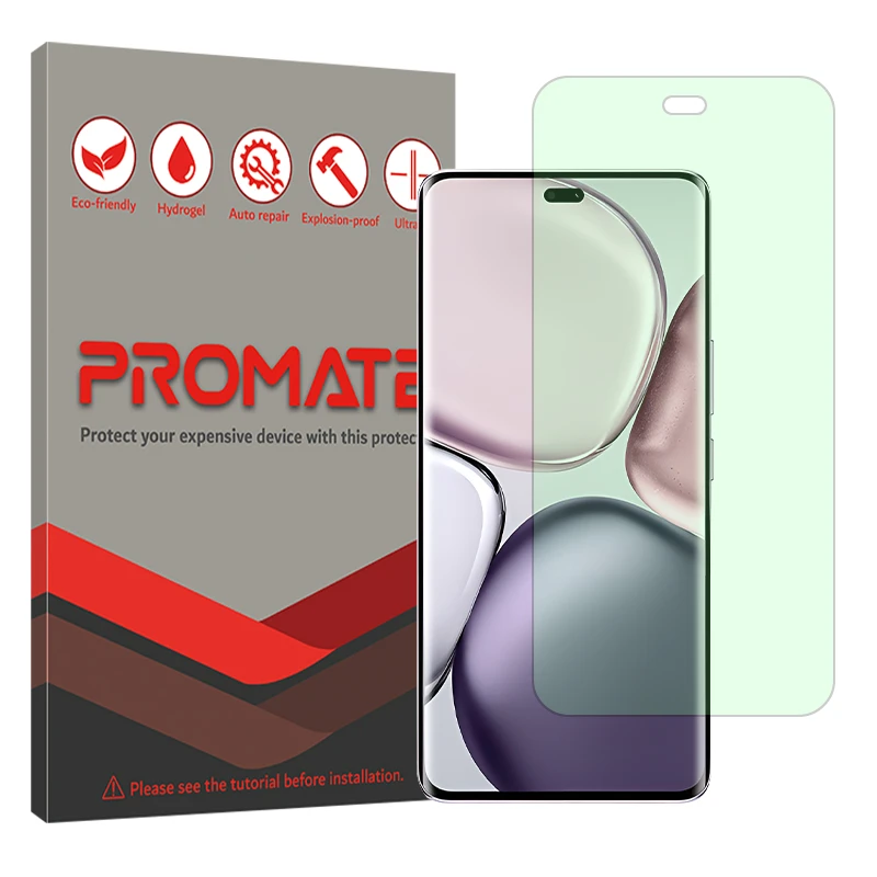 محافظ صفحه نمایش آنتی گرین پرومیت مدل هیدروژلی مناسب برای گوشی موبایل آنر X9c
