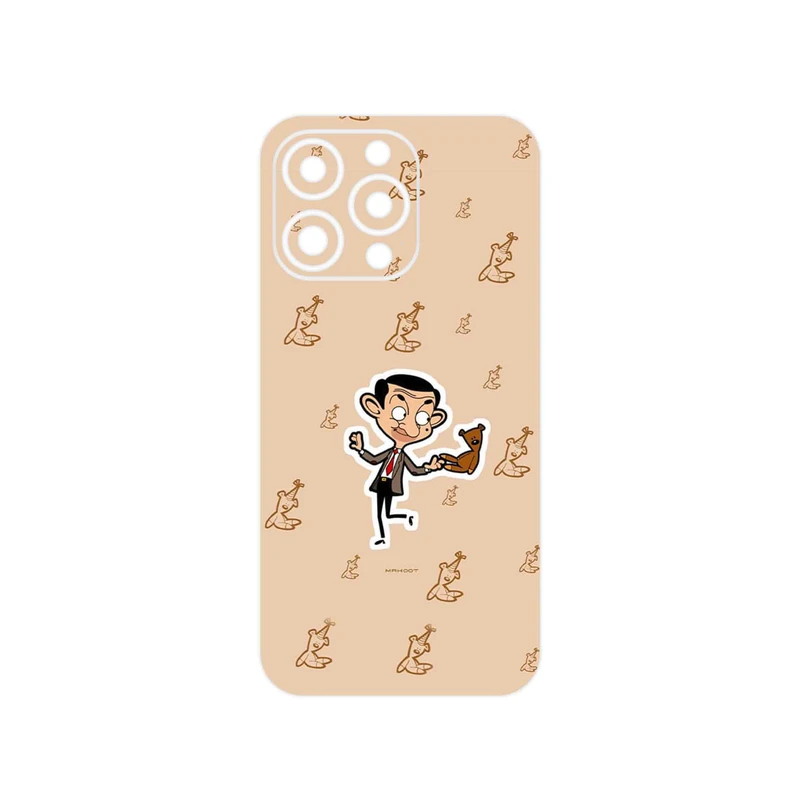 برچسب پوششی ماهوت مدل Mr.Bean مناسب برای گوشی موبایل اپل iPhone 13 Pro Max