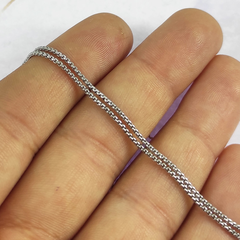 زنجیر زنانه سلین کالا مدل آجری کد T42