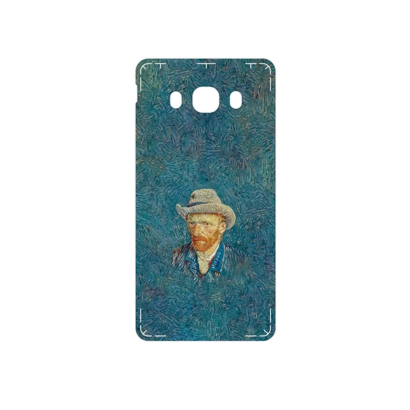 برچسب پوششی ماهوت مدل Self portrait with a gray felt hat مناسب برای گوشی موبایل سامسونگ Galaxy J5 2016