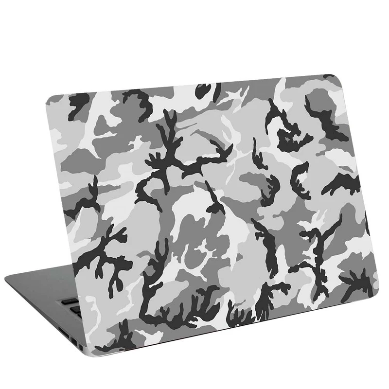 استیکر لپ تاپ طرح grey camo texture کد G-1113 مناسب برای لپ تاپ 15.6 اینچ