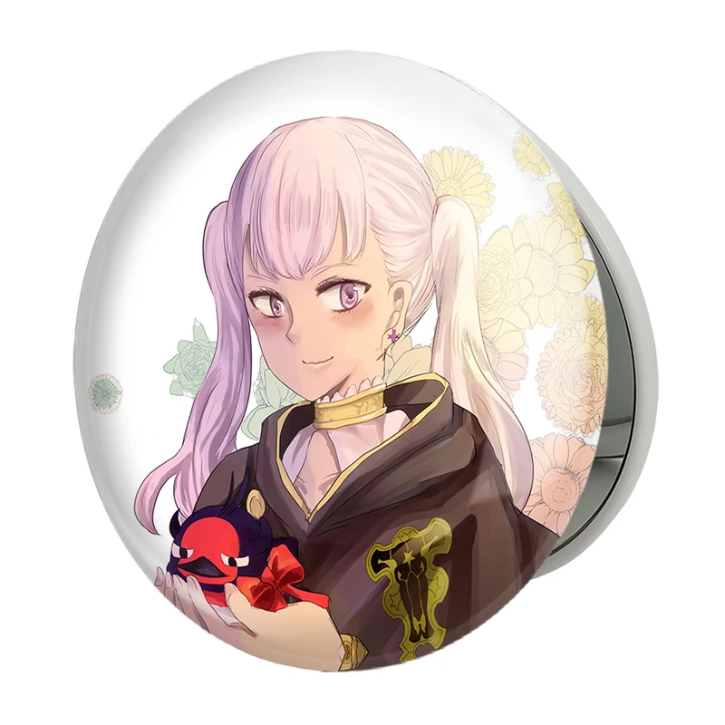 آینه جیبی خندالو طرح نوئل انیمه بلک کلاور Black Clover مدل تاشو کد 11716 