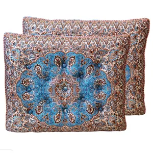 پشتی ترمه مدل شاه نشین بسته 2 عددی