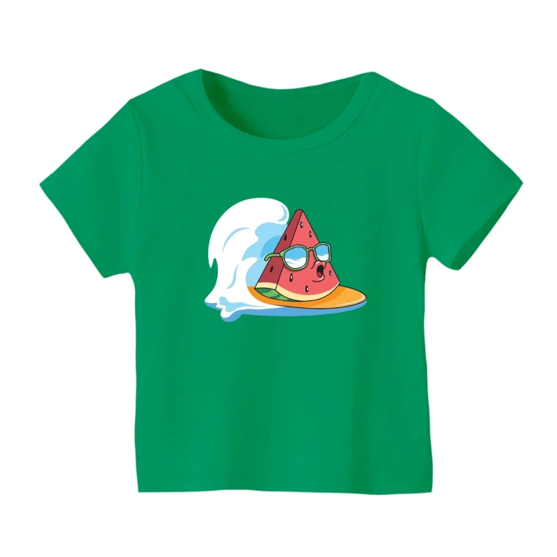 تی شرت آستین کوتاه بچگانه مدل هندوانه یلدایی کد 67