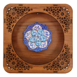 تابلو میناکاری مسی مدل گل کد b 8