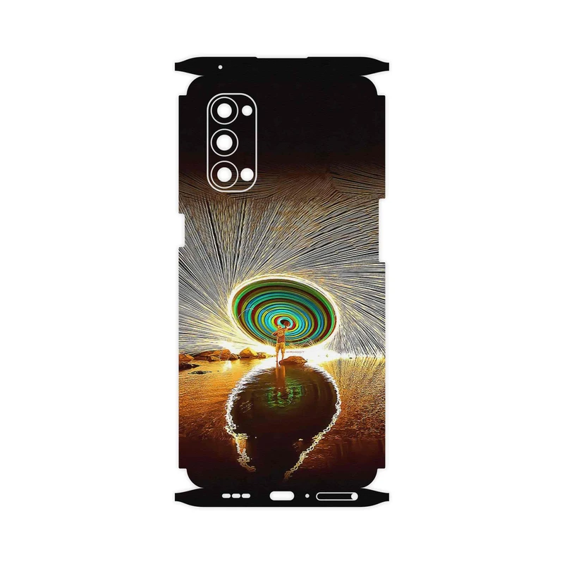 برچسب پوششی ماهوت مدل Night Light Fountain-FullSkin مناسب برای گوشی موبایل اپو Reno4 Pro 5G