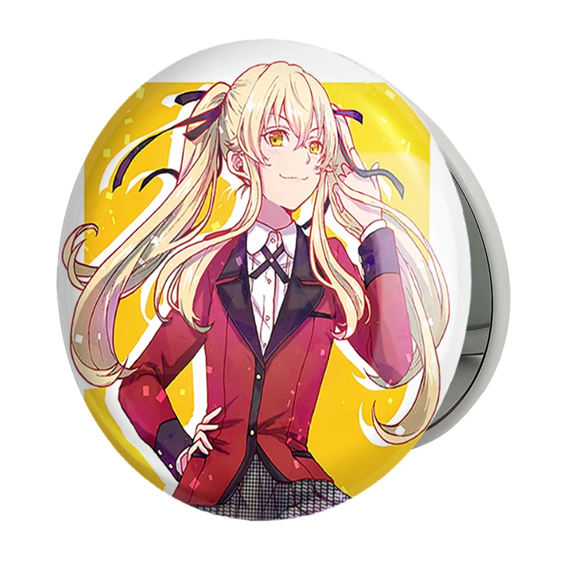 آینه جیبی خندالو طرح ماری انیمه قمارباز مدل تاشو کد 33700