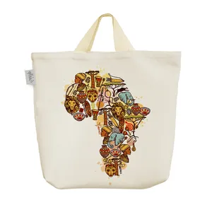 ساک خرید خندالو مدل نقشه آفریقا کد 3136