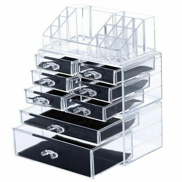 استند لوازم آرایشی مدل دو طبقه 8 کشو کد 8713