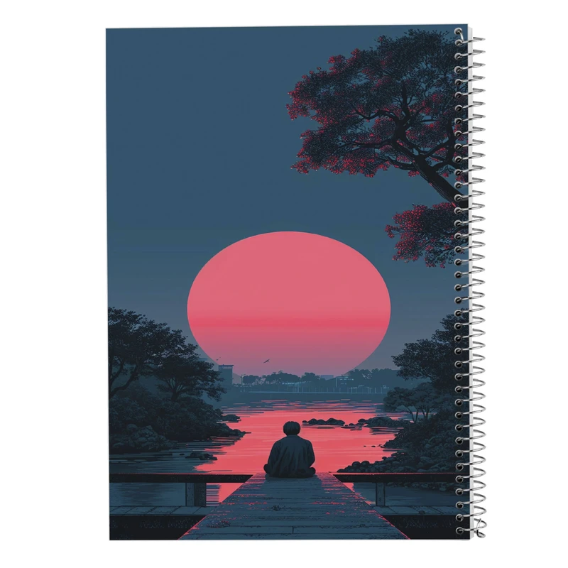 دفتر مشق 50 برگ مدوپد مدل ماه کد DF15509