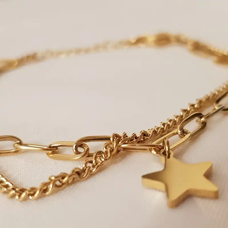 دستبند زنانه مدل ستاره 3204