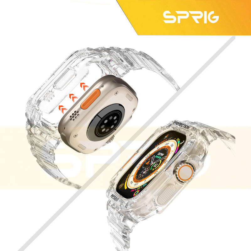 بند اسپریگ مدل CLR Resist G-Shock مناسب برای اپل واچ اپل واچ سری 4/5/6/Se سایز 40 میلی متری
