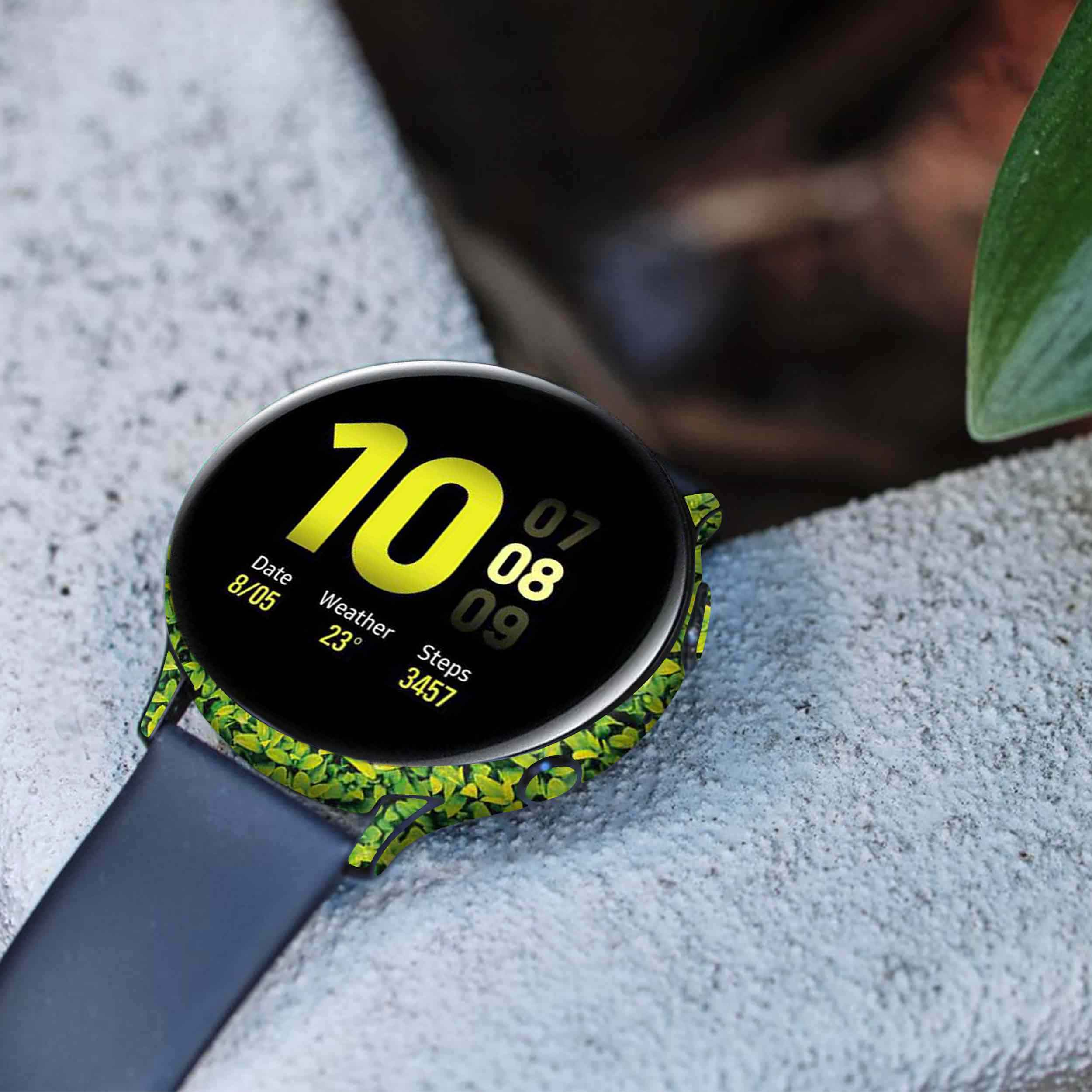 برچسب ماهوت طرح Leafs مناسب برای ساعت هوشمند سامسونگ Galaxy Watch Active 2 44mm