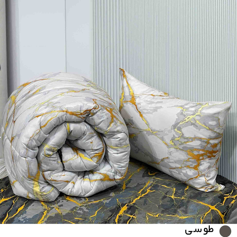 سرویس خواب یک نفره 3 تکه مانیکاهوم مدل ماربل پلاس