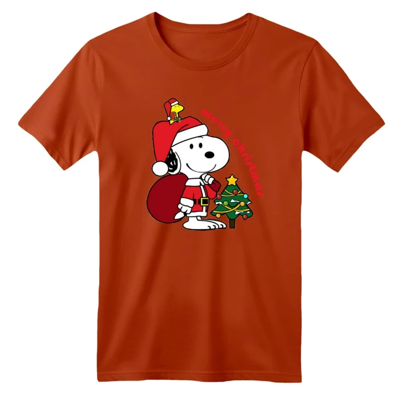 تی شرت آستین کوتاه بچگانه مدل اسنوپی کریسمس کد 9