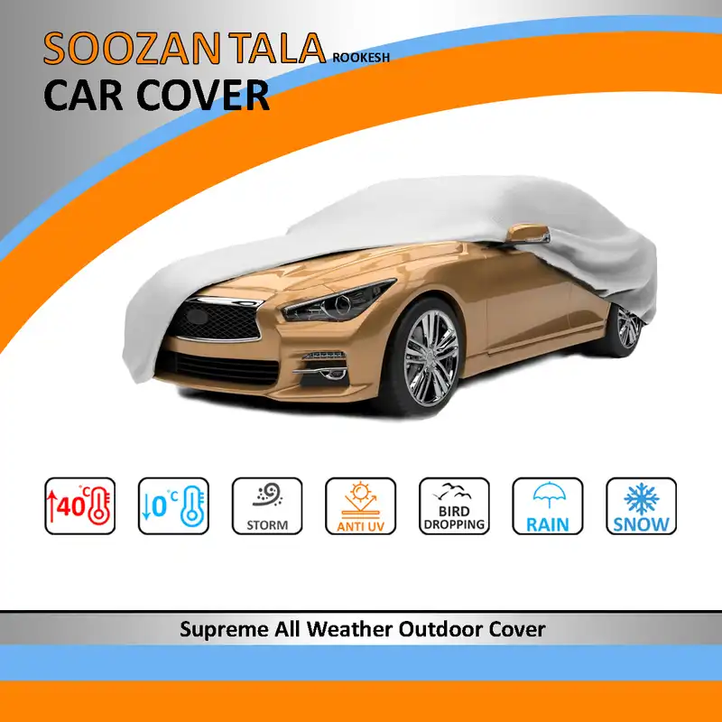 چادر خودرو سوزن طلا روکش مدل SSZ00XL مناسب برای کیا سراتو