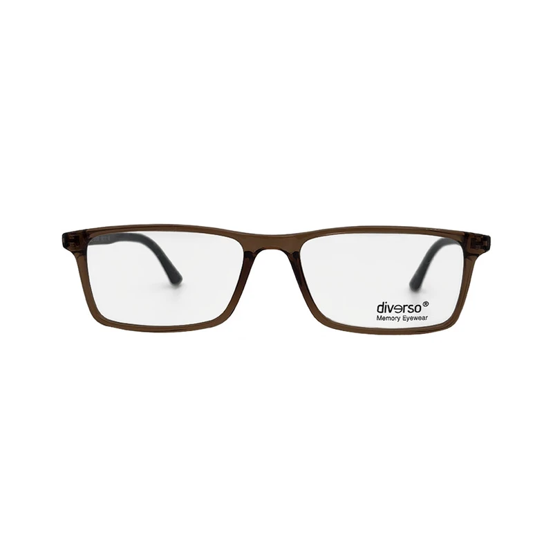 فریم عینک طبی مستطیلی دیورسو مدل DV-1008 Col4906 مناسب برای صورت بیضی، قلب، گرد، مثلث