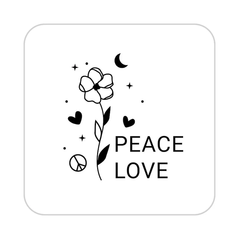 زیر لیوانی کاکتی طرح عاشقانه مدل mp39703